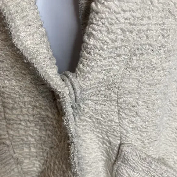 Eileen Fisher Women's Ivory Organic Linen Unstructured Blazer Size XS Oversized - Picture 8 of 12